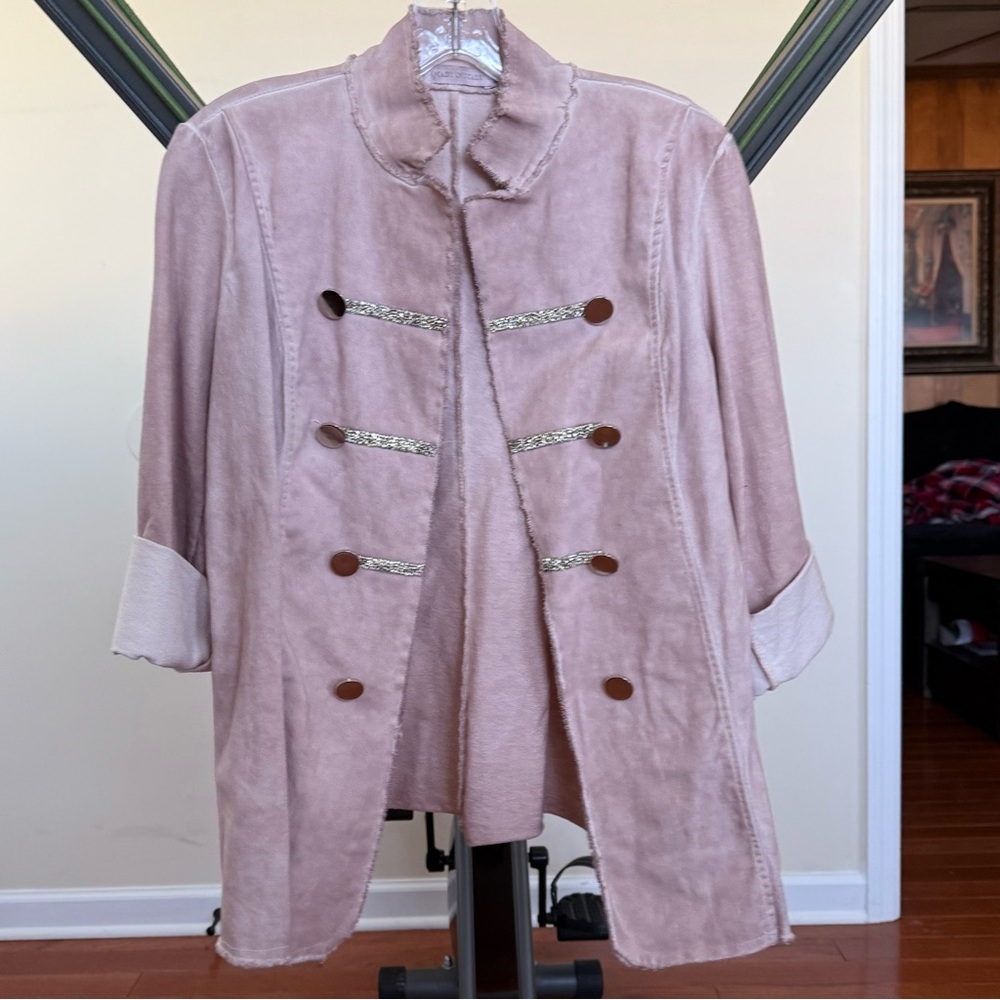 Dusky pink Made in Italy jacket size S/M